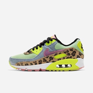 Pantofi Casual Nike Air Max 90 LX Dama Verzi Negrii Albi Portocalii | XWEG-45083